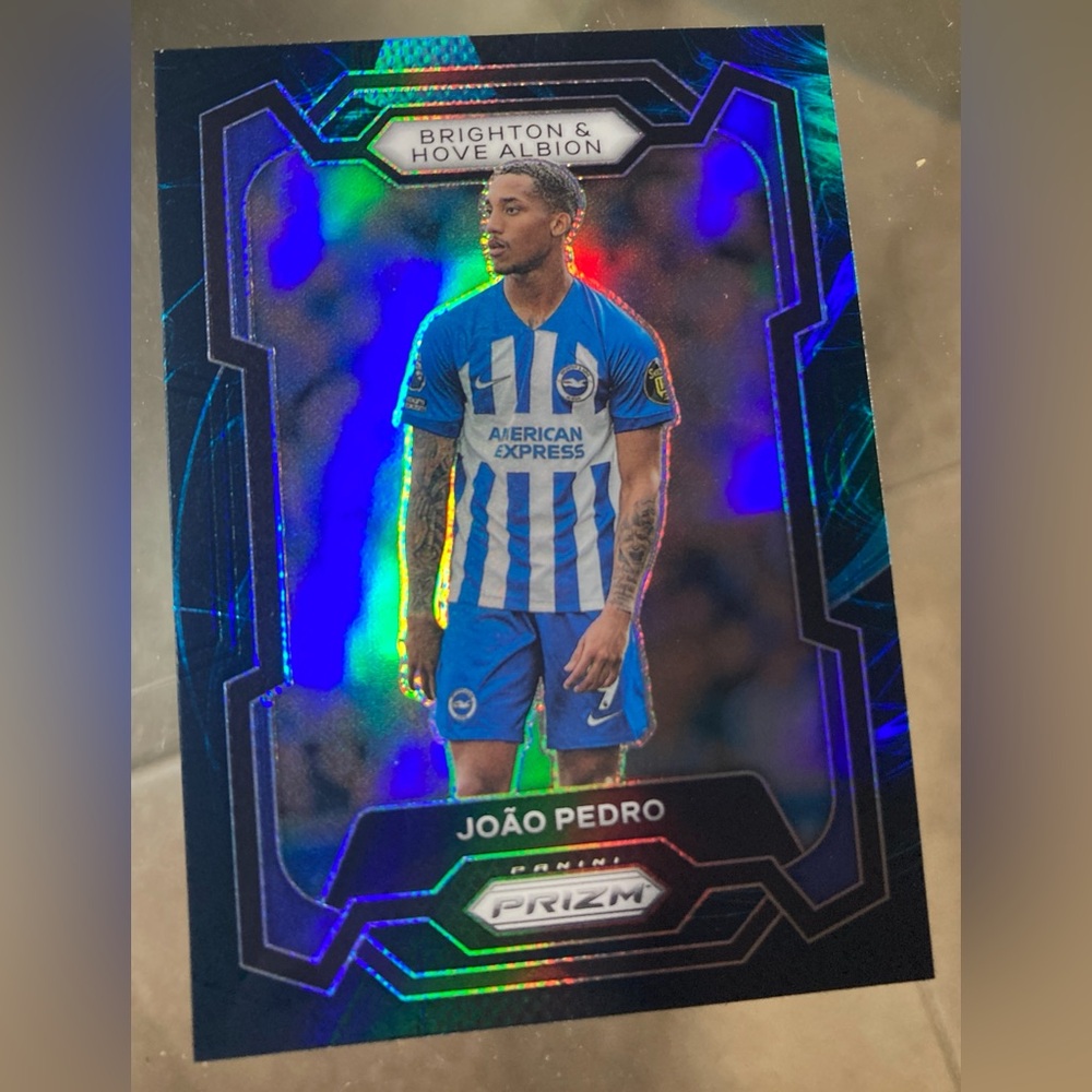 2023-24 Panini Prizm Premier League Genesis Case Hit #94 Joao Pedro SSP Chelsea